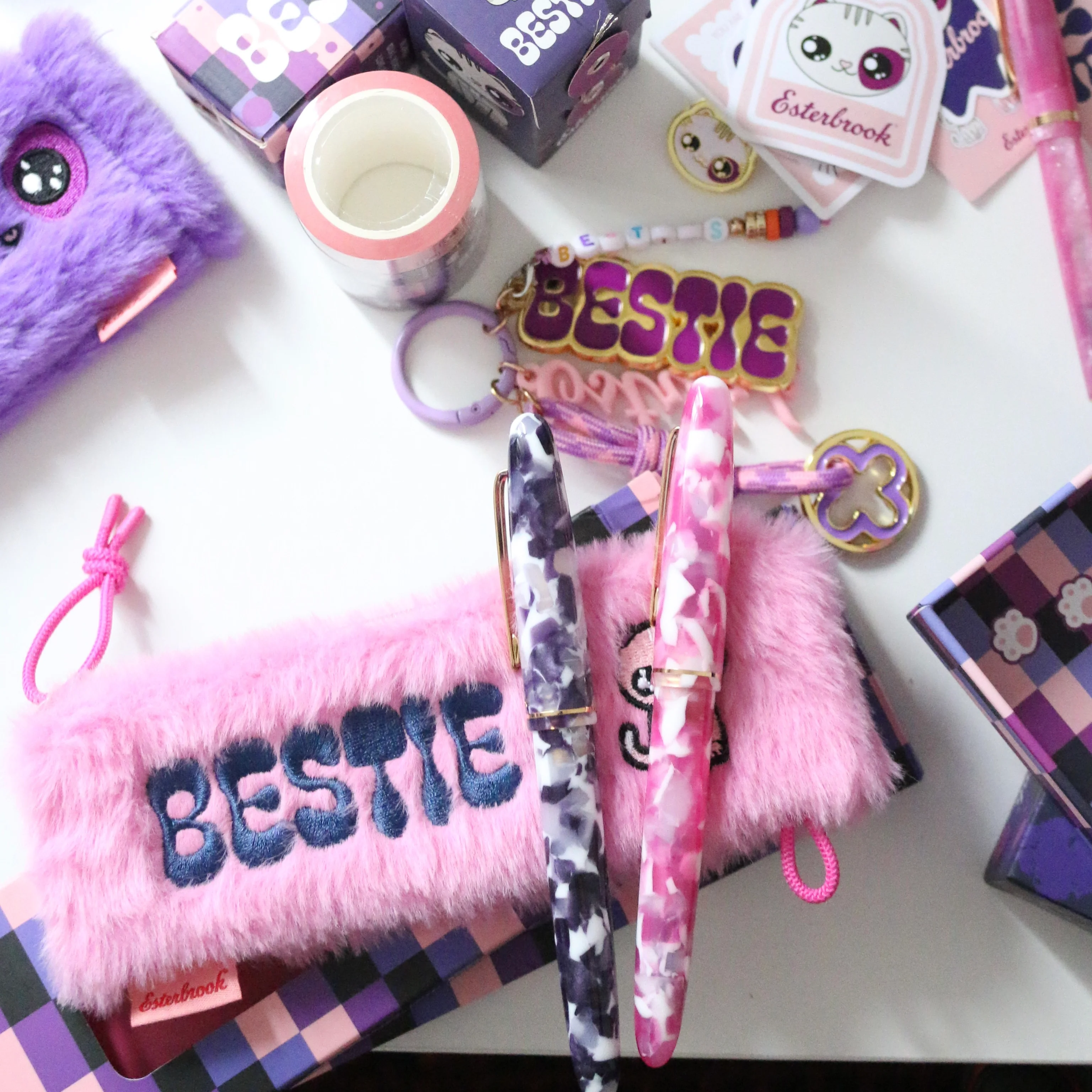 Estie Bestie Fountain Pen Bubble Gum Pink - Extra Fine - Image 5